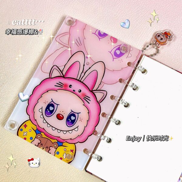 Wholesale Labu A7 loose-leaf acrylic rocking notebook cute girl heart high-value animation student diary