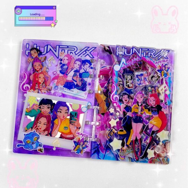 Wholesale New Shake-Shake Acrylic Loose-Leaf Notebook A7 Notepad