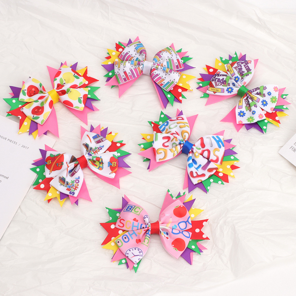 Wholesale new chilen's bow hairpin back to school season