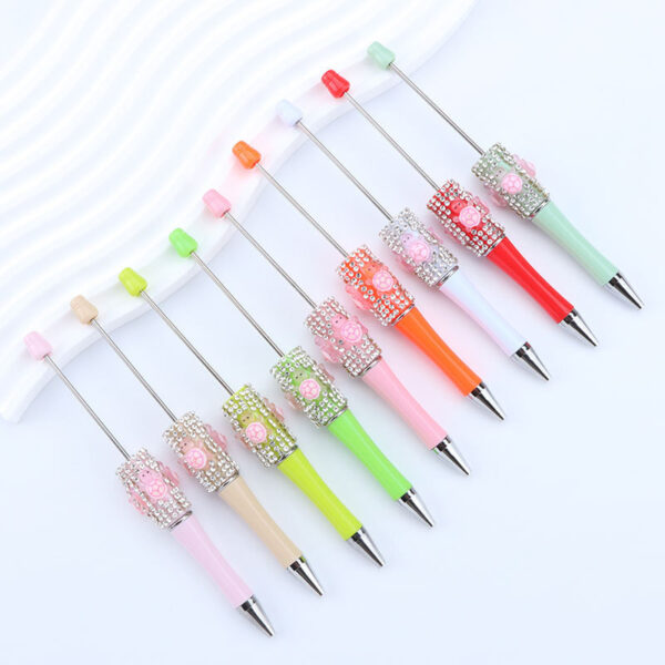 Wholesale DIY Tortoise Broken Diamond Beaded Pen Internet Red Tortoise Dreaming Tortoise Super Cute Tortoise Diamond Pen Beaded Round Beads Cute Pen