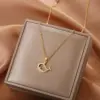 Wholesale Copper 18K Gold Plated Cute Plating Hollow Out Inlay Whale Zircon Pendant Necklace