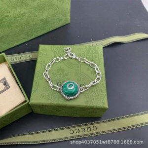 Snake malachite bracelet