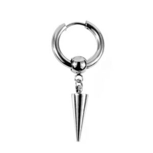 Silver with pierced ears