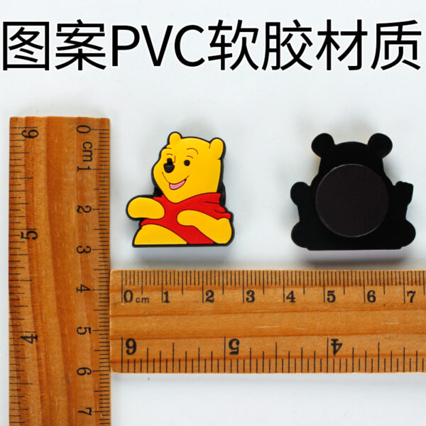 Wholesale PVC Silicone Refrigerator Sticker Cartoon Character Soft Glue Magnetic Sticker Cute Flat Magnetic Sticker White Drawing Board Decorative Sticker