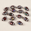Wholesale Football Team Logo 3D Silicone Beads Focal Beads