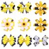 Wholesale children's hair accessories all-match fresh hairpin cute bee ribbon bow hairpin