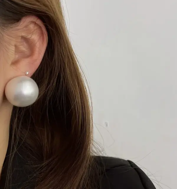 Wholesale 1 Pair Elegant Basic Simple Style Geometric Imitation Pearl Ear Studs