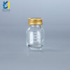 Wholesale Factory spot supply Crystal White Material 30mL graduated glass bottle medicine paste special bottle