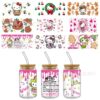 Wholesale Christmas HelloKitty UVDTF Crystal Transparent Sticker Cute Cartoon Pattern Glass Waterproof Scratch Resistant Cross Border