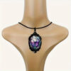 Wholesale Stunning Butterfly Pendant Necklace-Vibrant Purple Shades Exquisite Pattern Jewelry