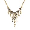 Wholesale Halloween accessories European and American retro exaggerated multi-layer skull ghost head tassel alloy necklace wholesale women