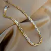 Wholesale Punk Cool Style Solid Color Titanium Steel Necklace