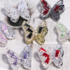 Wholesale DIY heavy-duty alloy hollow butterfly rhinestone beads with straight holes