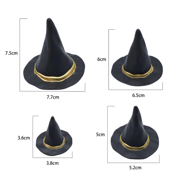 oly-cfef4f6394eb37b5bcd6866de99b7736 Wholesale Halloween decoration: 1.5-3 inch witch hat