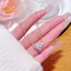 Wholesale Jewelry Elegant Simple Style Heart Shape Titanium Steel Copper Plating Pendant Necklace Cable Chain