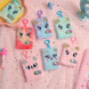 Wholesale Mini Unicorn Cartoon Plush Snap Notebook