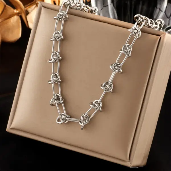 Wholesale Jewelry Fashion Solid Color 304 Stainless Steel 18K Gold Plated Plating Stainless Steel Jewelry Sets