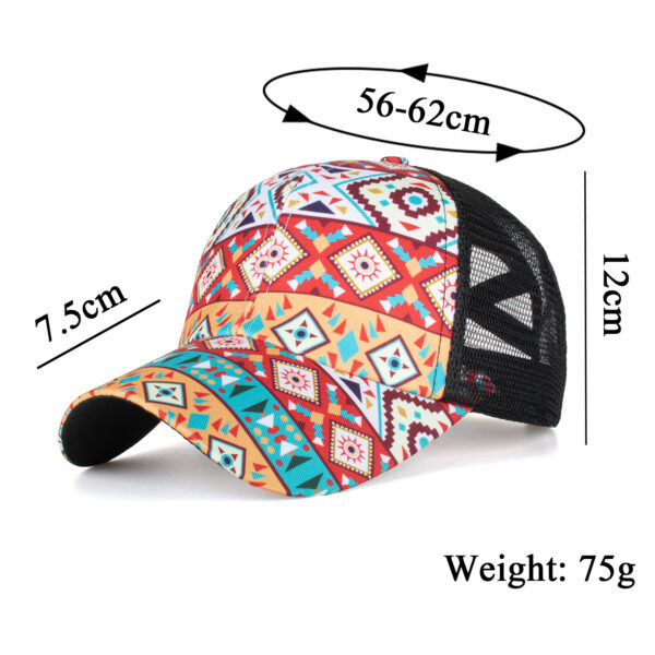 oly-d011f26f0f9b45bff7c04b4c4eca1c94 Wholesale Spring and summer new geometric diamond cross elastic net ponytail baseball cap cap sun hat sunshade cap B795
