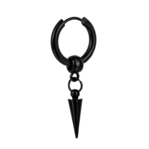 Black with pierced ears