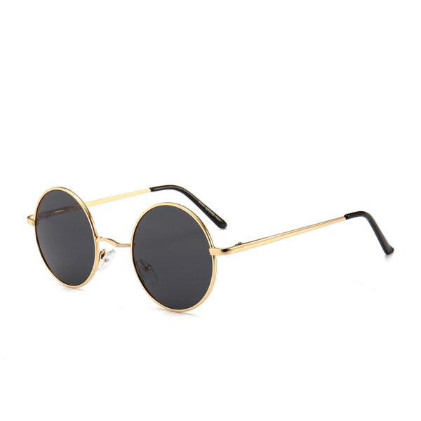 Wholesale Round wedding groomsman group photo vintage sunglasses spring legs men's small frame sunglasses women's tide