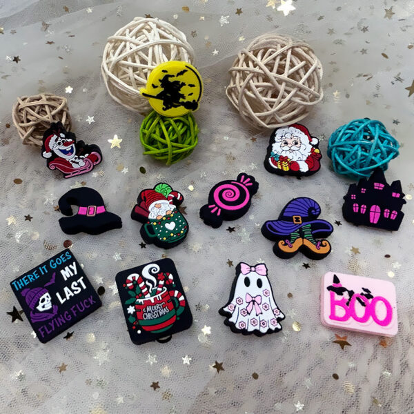 Wholesale Silicone Food Grade Halloween Christmas Cartoon Beads