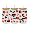 Wholesale New Valentine's Day UV Cup stickers crystal logo pattern 23 cmX11cm in stock