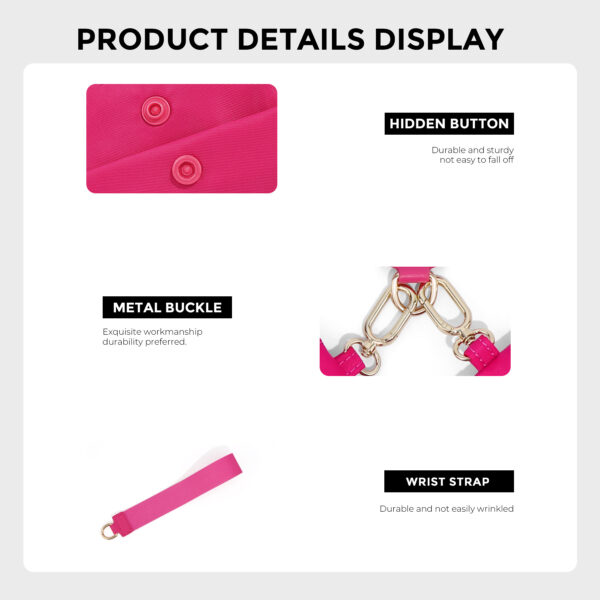 oly-d040f1b547b3b629b5320411b6fd039b Wholesale in stock Selling Lulu Love Wrist Bag Splicing Two-in-One Bank Card Bag Coin Purse for Women