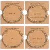 Wholesale Simple Style Classic Style Letter 304 Stainless Steel 18K Gold Plated Rhinestones Bracelets In Bulk