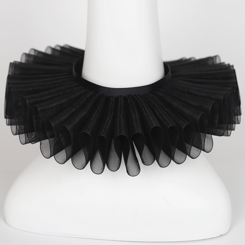 Wholesale Medieval Renaissance Court Noble Elizabeth Clown Collar Frill False Collar Cross-border E-Commerce