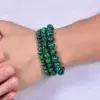 Wholesale Fashion Swirl Pattern Natural Stone Beaded Bracelets 1 Piece