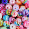 Wholesale 10mm Horizontal Candy Beads Acrylic Handmade DIY Beads Loose Beads Mobile Phone Chain Key Chain Bag Accessories Accessories