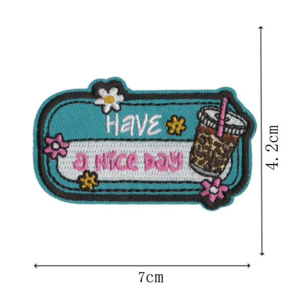 Wholesale New Embroidered Badge Patch Cloth Stickers Humorous Cross-border patches Wholesale Decorative Clothes Shoes and Hats Stickers