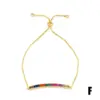 Wholesale Fashion Geometric Copper 18k Gold Plated Artificial Gemstones Bracelets In Bulk