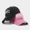 Wholesale European and American Cross-Border New Letter Embroidered Honey Baseball Cap for Women Trendy Autumn Outdoor Sun Protection Visor Cap