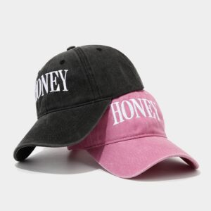 Wholesale European and American Cross-Border New Letter Embroidered Honey Baseball Cap for Women Trendy Autumn Outdoor Sun Protection Visor Cap