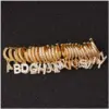 Wholesale Letter Word Copper Ethnic Style Earrings