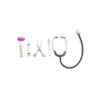 Wholesale 1:12 doll house accessories dollhouse mini medical appliance earpiece simulation stethoscope model