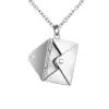 Wholesale Fashion Envelope Stainless Steel Titanium Steel Plating Pendant Necklace