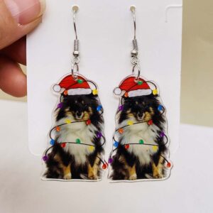 Creative Acrylic Earrings for Christmas - 03