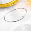 Wholesale 304 Stainless Steel Solid Color Ion Plating (IP) 18K Gold Plated Simple Style Classic Style Waterproof Non Tarnish Plating Choker