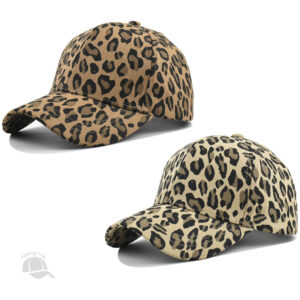Wholesale Cross-border new dome hat men and women leopard print baseball cap outdoor sunshade fashion all-match ins cap