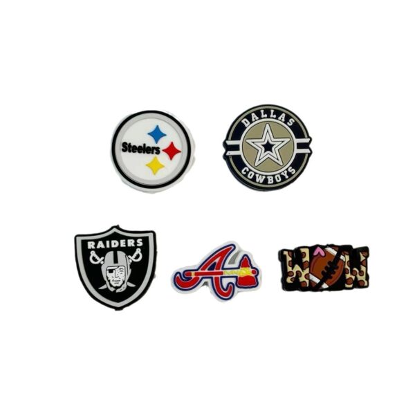 Wholesale Sport Beads DIY Silicone 2D Beads