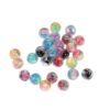 Wholesale Symphony Star Geometric Ball 16mm Resin Through-Hole Loose Beads DIY Mobile Phone Chain Beaded Pen Pendant Jewelry Accessories
