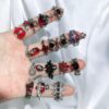 Wholesale New red enamel sweet cool punk ins cold style fashion niche design exquisite high-grade personality ring