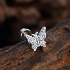 3366 Silver / Ear Studs