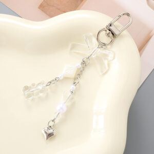 K4855 bear love pendant white / Small pendant