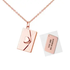Rose Gold Love Envelope DIY Lettering Content