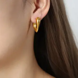 A Pair of Gold Earrings