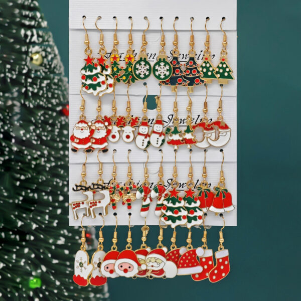 oly-d0cd667dfd507019d6b5cfd2185dde6f Wholesale Alloy Snowman Gift Earrings