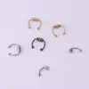 316L Stainless Steel Ear Cartilage Rings & Studs Geometric Waterproof Non Tarnish Surgical Steel Unisex